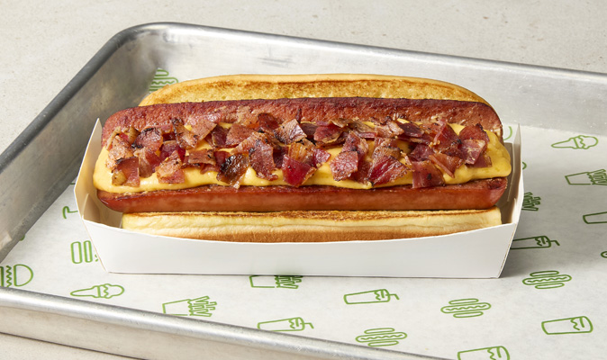 베이컨 체다 도그